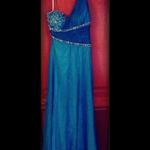 Blue gown