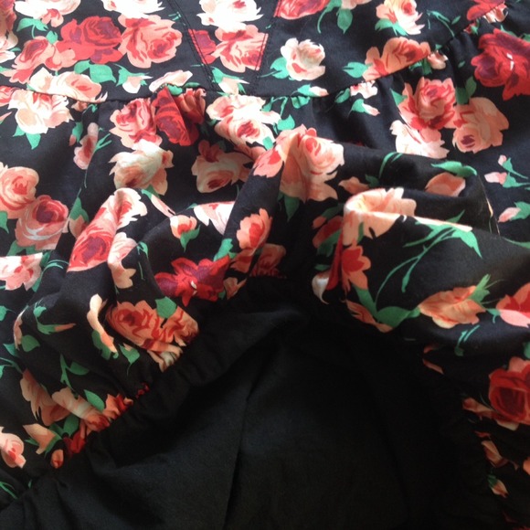 Floral Strapless Bubble Dress - Picture 4 of 4