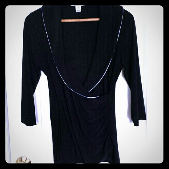 White House Black Market black shirt medium