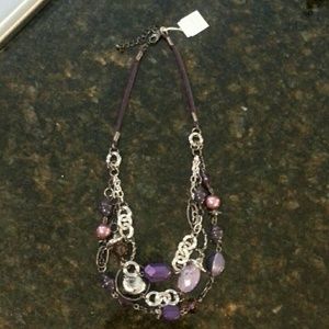 Lia Sophia necklace-nwt! Purple Haze