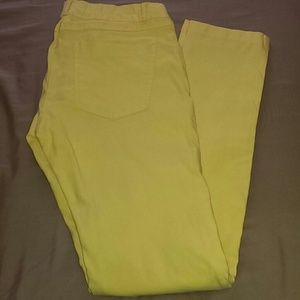 Yellow Girls Pants