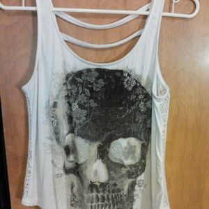Fun summer skull top