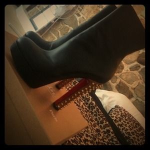 Christian louboutin booties