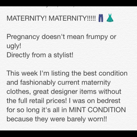 HOT fashion forward maternity