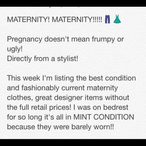 HOT fashion forward maternity