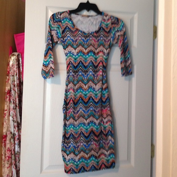 Aztec print dress