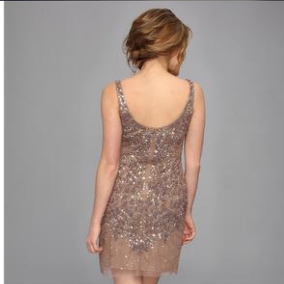 Adrianna Papell Beaded Sequin Sheath Dress - Picture 4 of 4