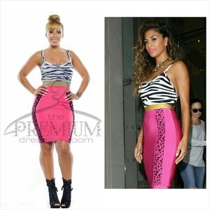Animal Bodycon Dress