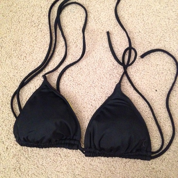 Hurley black bikini top