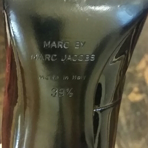 REDUCED!!Marc by Marc Jacobs patent peep toes - Picture 4 of 4