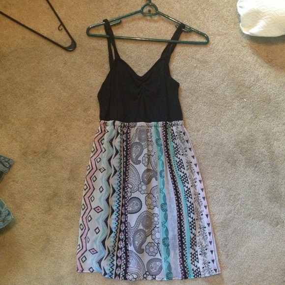 Black and pattern dress