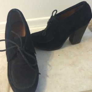 Nine West suede Mary Janes