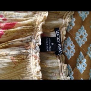 Lucky brand gauze blouse.