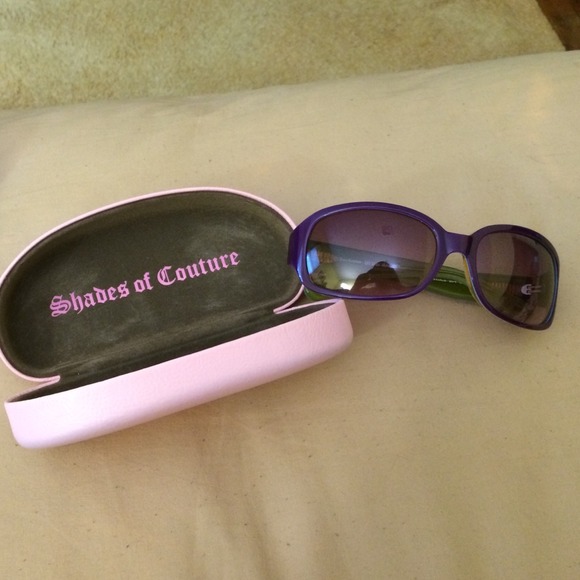 JUICY COUTURE  Purple frame sunglasses