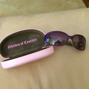 JUICY COUTURE  Purple frame sunglasses