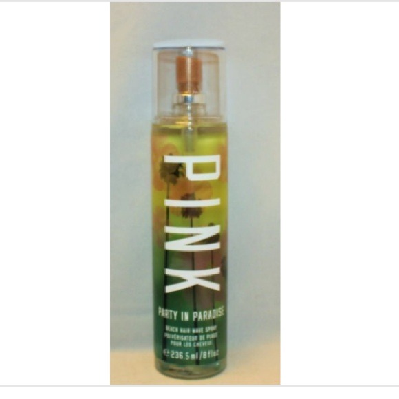 ISO pink beach wave hair spray