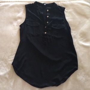 Black blouse barely worn!