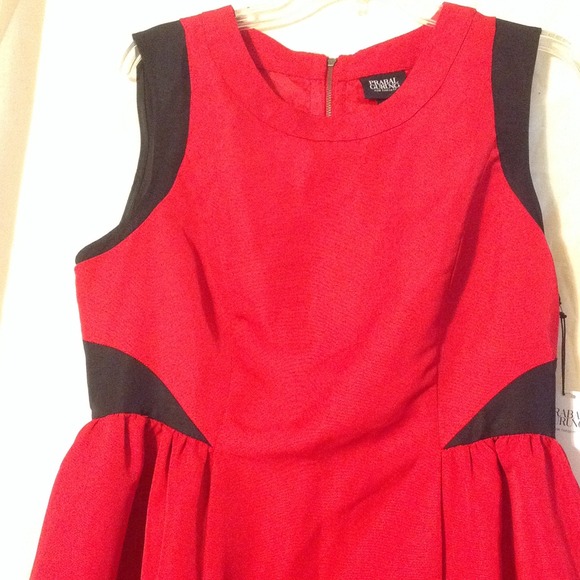 Prabal Gurug for Target Red and Black Dress - Picture 2 of 4