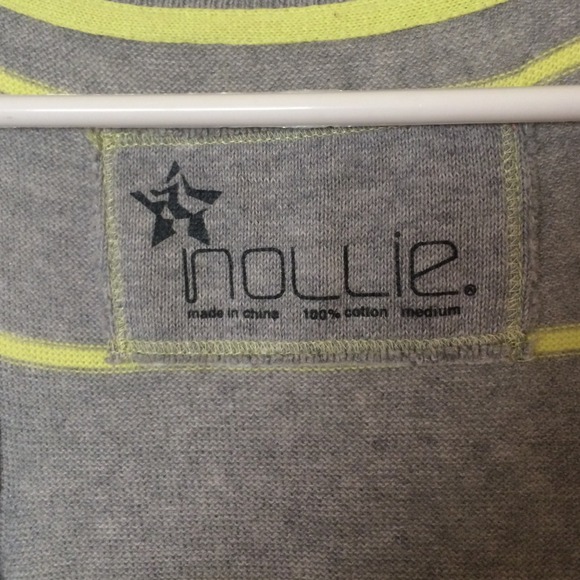 Nollie grey and yellow cardigan dress - Picture 2 of 4