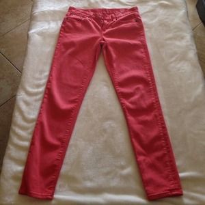 Coral ankle jeans!
