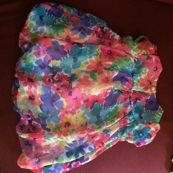 Beautiful flowered dress for baby - Picture 2 of 2