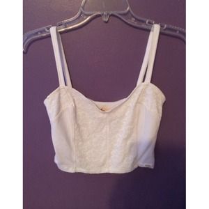 ON HOLD!Hollister crop tank top!