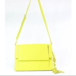 Neon yellow Vince Camuto Satchel