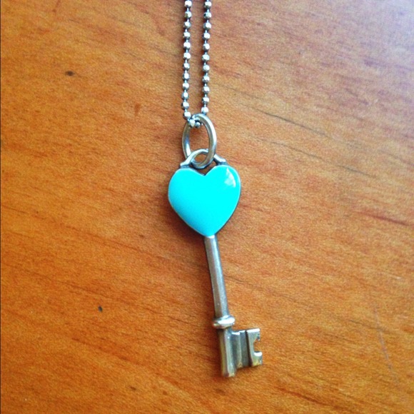 Heart Key Charm Tiffany & Co. Necklace