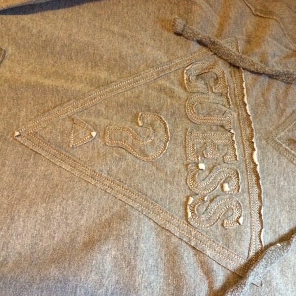 TRADED ✨Grey Guess Hoodie - Picture 2 of 3