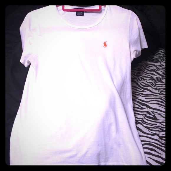 Ralph Lauren white tee shirt