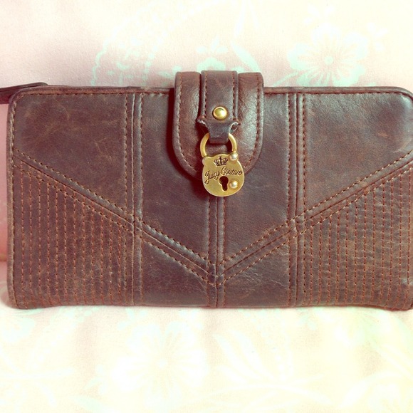 🎀Gorgeous Brown Leather Juicy Couture Wallet