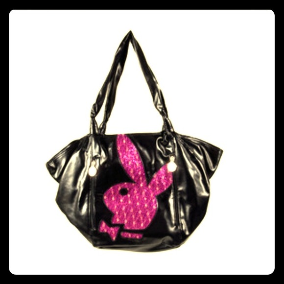 Playboy black and pink purse *great condition*