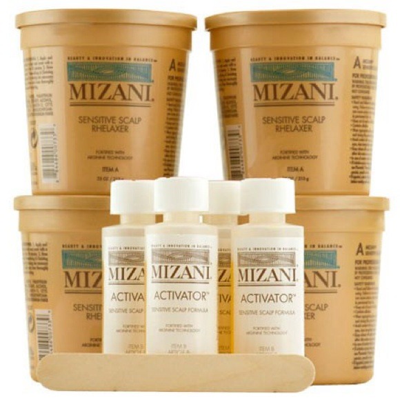 Mizani Sensitive Scalp Hair Relaxer 4 PACK