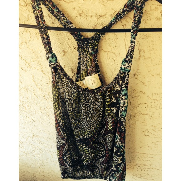 Razor back tank top