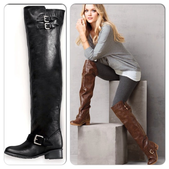 victoria secret boots over the knee