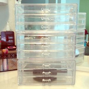Makeup organizer / acrylic drawers REDUCED!!!!!