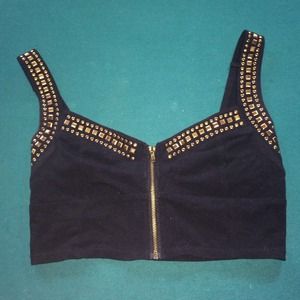 Love Culture Studded Crop Top