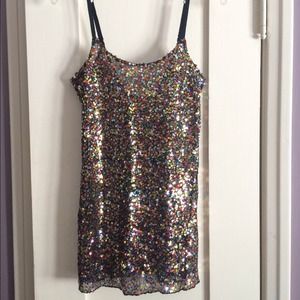 Free people sequin shirt/dress