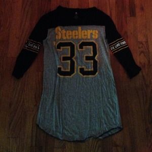 VS Pink Pittsburgh steelers tunic