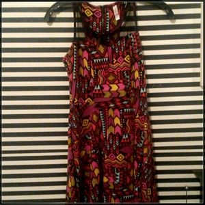 Tribal printed dress.