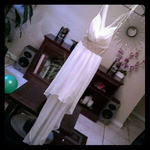 Agachi white dress