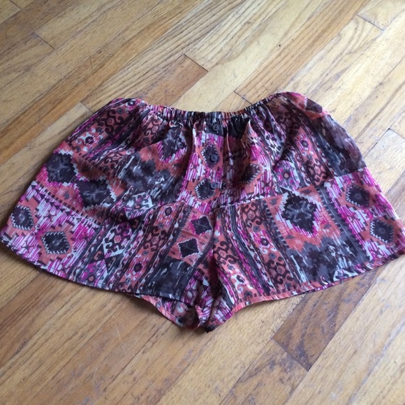 Aztec Patterned Lounge Shorts