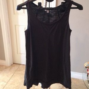 Basic black tunic