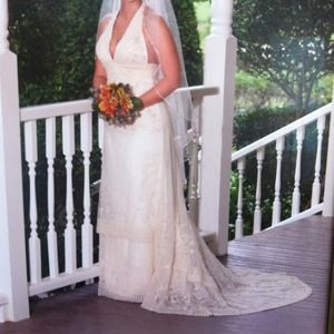 Maggie Sottero Haute Wedding Dress -Swarovski Veil