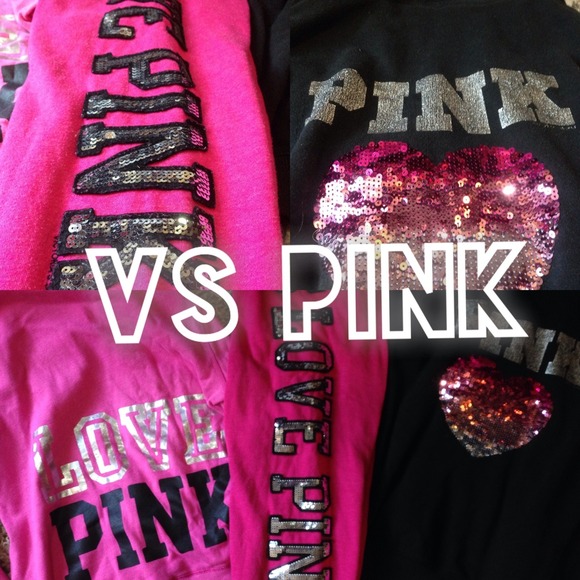 🎀VICTORIAS SECRET PINK BEDAZZLED LOUNGE🎀