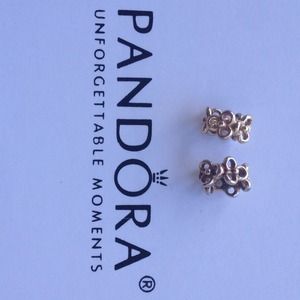 2 authentic pandora spacers