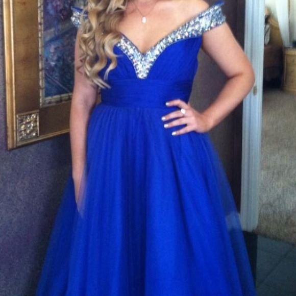Blue prom dress - Picture 4 of 4