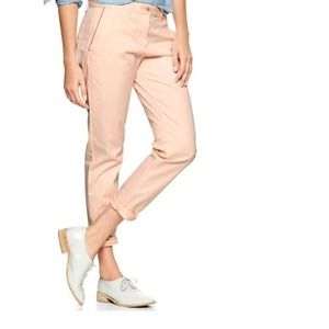 NWOT Piped Broken-In Straight Khakis