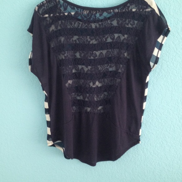 Rewind<< Navy Top - Picture 2 of 2