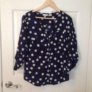 Polka Dot Portofino Top
